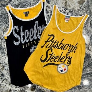 TWO Pittsburgh Steelers Tank Tops/Shirts
